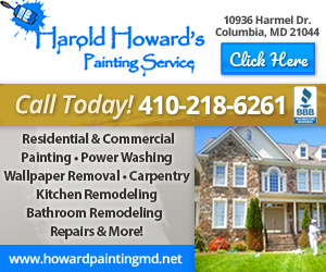 Call Harold Howard's Painting Service Today!